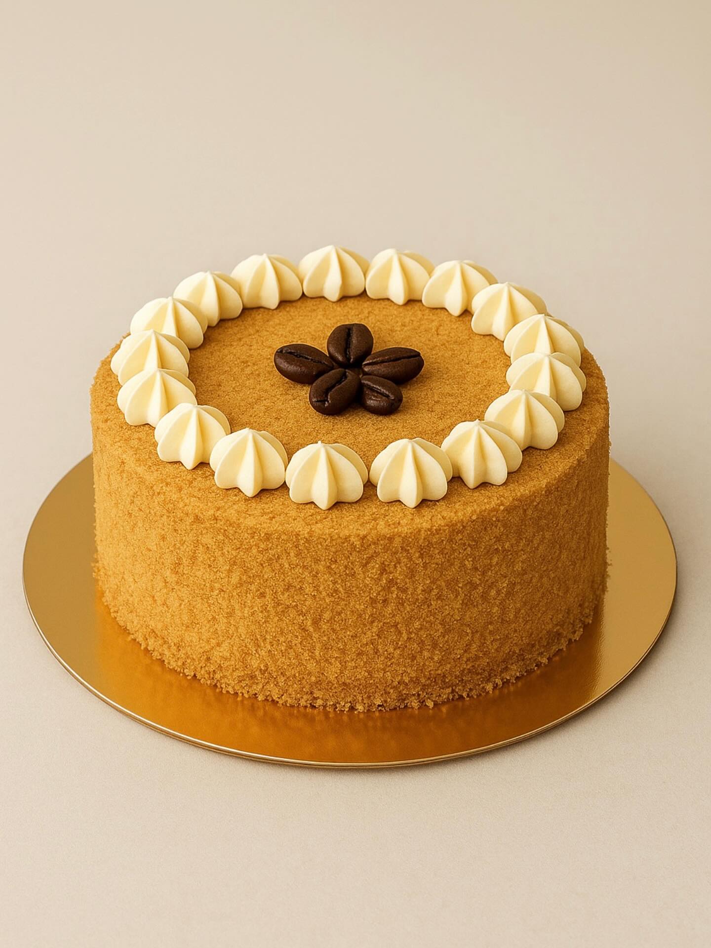 Coffee cream cake #️