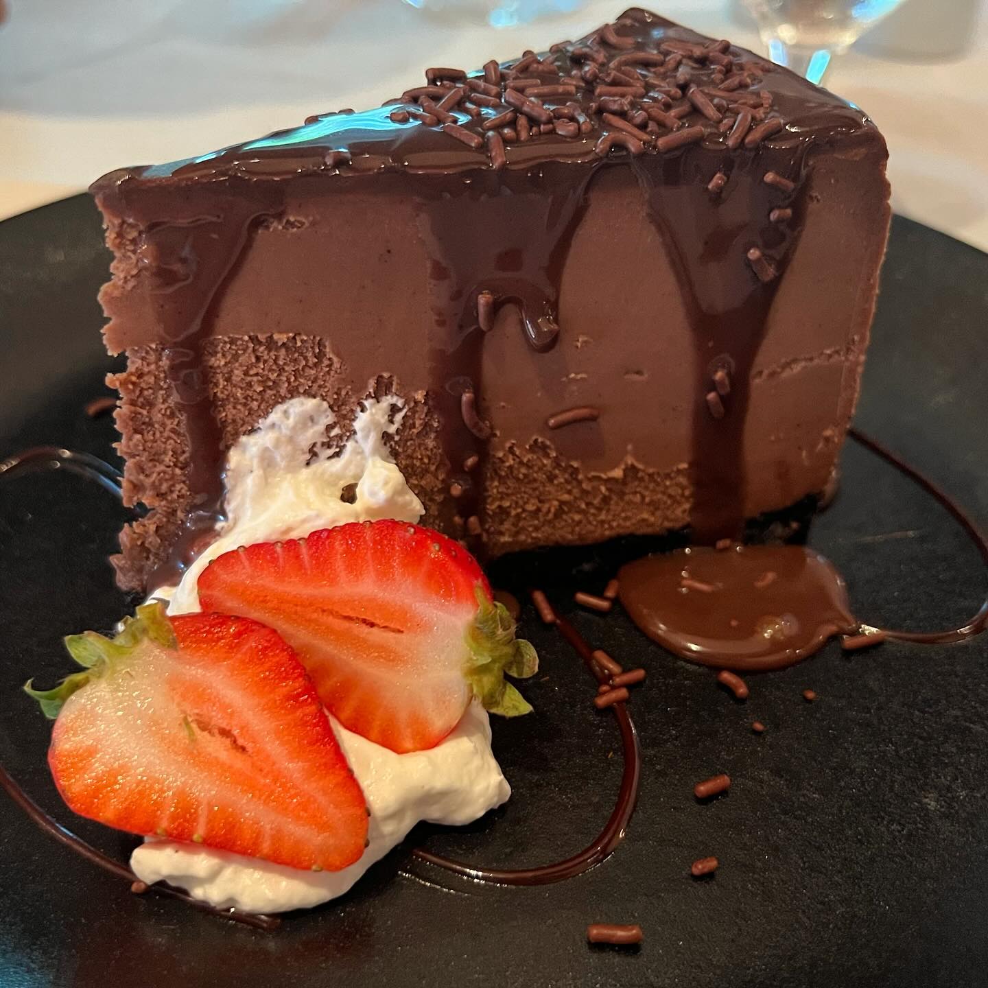 Chocolate cheesecake!